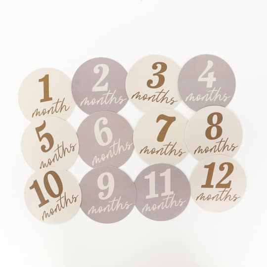 Baby Milestones Die Cut Stickers by Recollections™